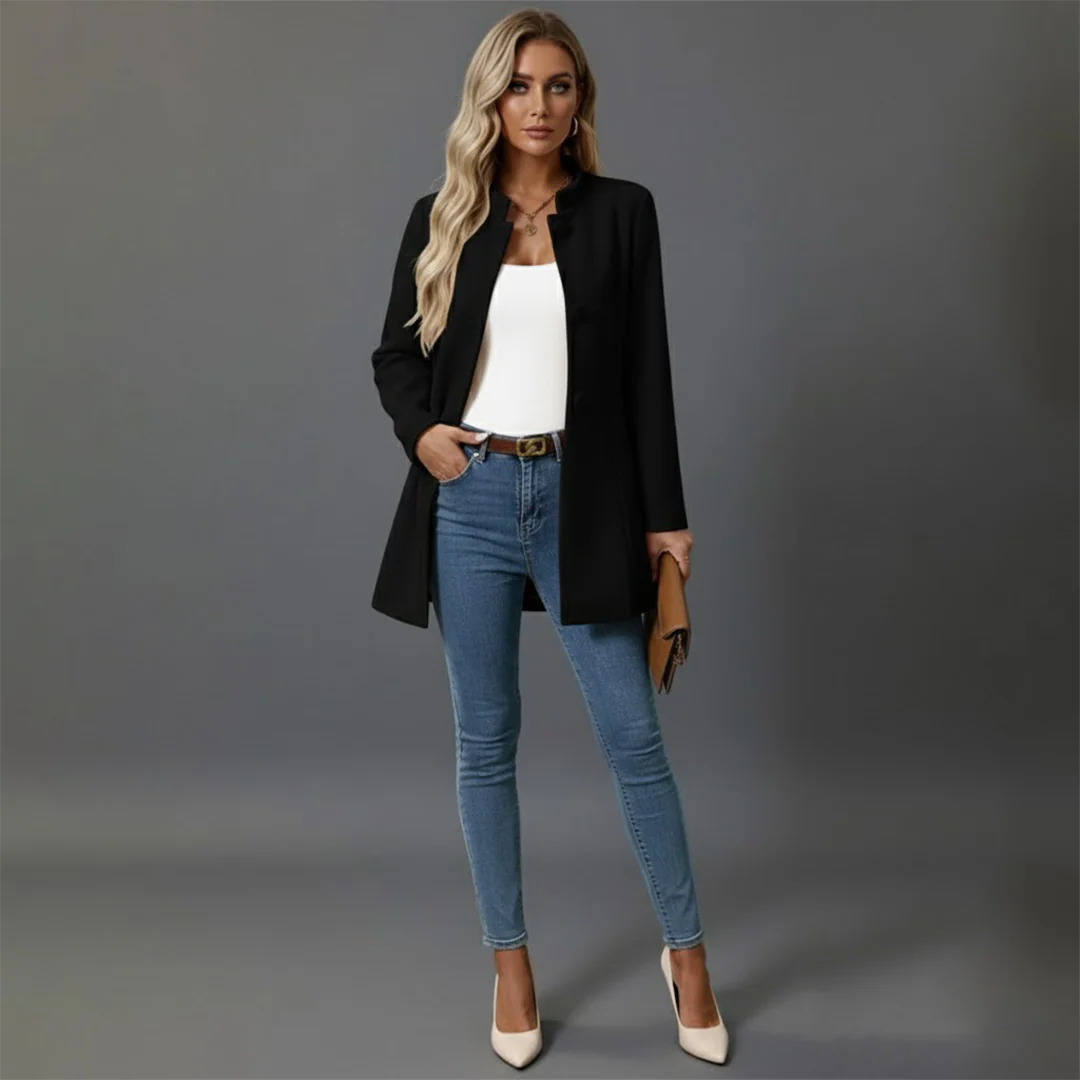 Women’s Winter Classical Coat With Buttons